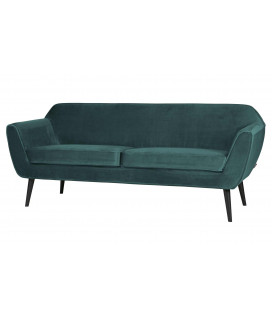 Canapé Rocco 187cm Velours Teal Bleu CanardWOOOD by De Eekhoorn 2