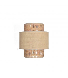Abat-jour Raphia Bord Naturel D.30cm
