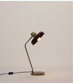 Lampe de bureau Baldo Lie de vin