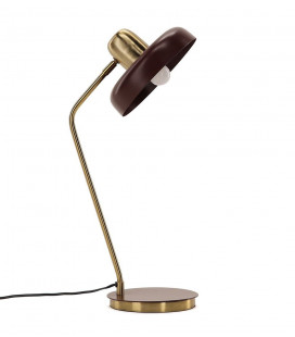 Lampe de bureau Baldo Lie de vin