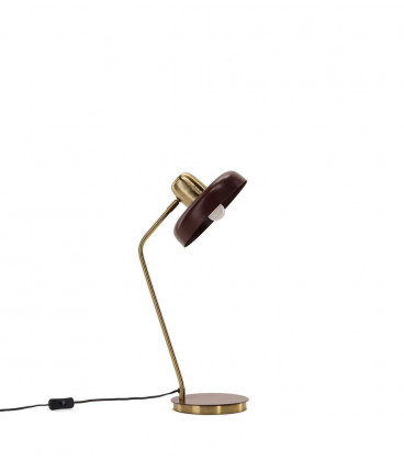 Lampe de bureau Baldo Lie de vin