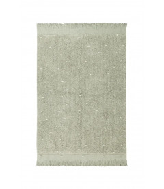 Tapis Coton Symphony Olive M 140 / 200 cm Lavable en Machine