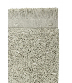 Tapis Coton Symphony Olive M 140 / 200 cm Lavable en Machine