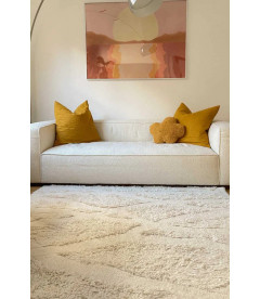 Tapis Laine Enkang Ivoire 200/300 cm Lavable en Machine