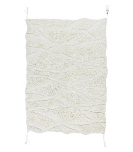 Tapis Laine Enkan Ivoire L170/240 cm Lavable en Machine