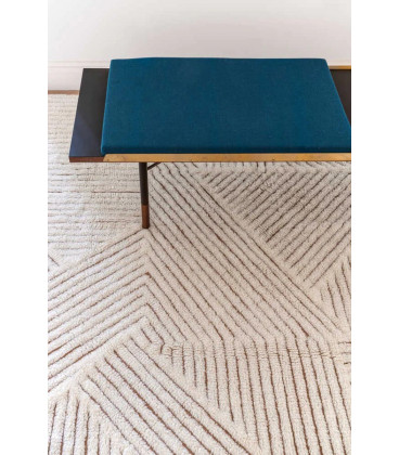 Tapis coton Almond Valley L170/240 cm Lavable en Machine