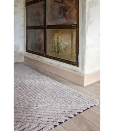 Tapis laine Woolable Black chia L170/240 cm Lavable en Machine