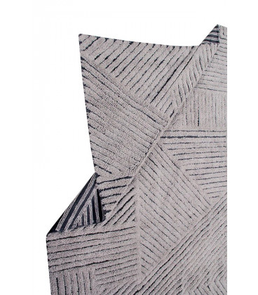 Tapis laine Woolable Black chia L170/240 cm Lavable en Machine