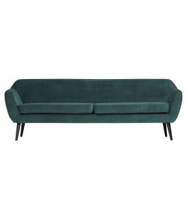 Canapé  Rocco 230cm Velours Teal Bleu CanardWOOOD by De Eekhoorn