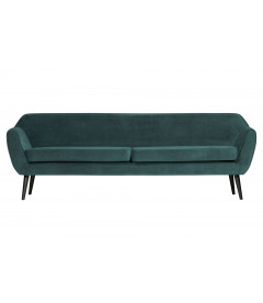 Canapé  Rocco 230cm Velours Teal Bleu CanardWOOOD by De Eekhoorn Canapé  Rocco 230cm Velours Teal Bleu CanardWOOOD by De Eekhoorn
