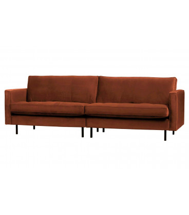 Canapé Rodéo Classic 3 Places XL Velvet Rouille MatelasséWOOOD by De Eekhoorn