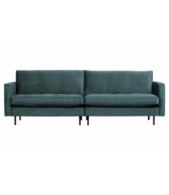Canapé Rodéo Classic 3 Places XL Velvet Teal Bleu Canard MatelasséWOOOD by De Eekhoorn Canapé Rodéo Classic 3 Places XL Velvet Teal Bleu Canard MatelasséWOOOD by De Eekhoorn