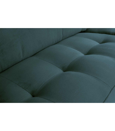 Canapé Rodéo Classic 3 Places XL Velvet Teal Bleu Canard MatelasséWOOOD by De Eekhoorn