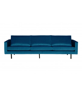Canapé Rodéo 3 Places XL Velvet BleuWOOOD by De Eekhoorn