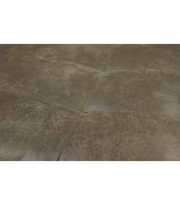 Canapé Rodéo Classic 3 Places XL Army Cuir Recyclé Façon MatelasséWOOOD by De Eekhoorn