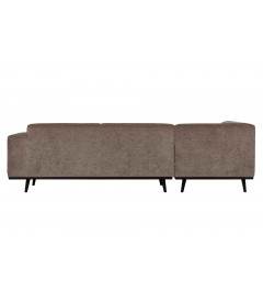 Canapé d'Angle Gauche Statement Côtelé TaupeWOOOD by De Eekhoorn Canapé d'Angle Gauche Statement Côtelé TaupeWOOOD by De Eekhoorn