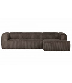 Canapé d'Angle Droit Bean Côtelé MarronWOOOD by De Eekhoorn Canapé d'Angle Droit Bean Côtelé MarronWOOOD by De Eekhoorn