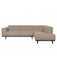 Canapé d'Angle Droite Statement Tissu Bouclé BeigeWOOOD by De Eekhoorn Canapé d'Angle Droite Statement Tissu Bouclé BeigeWOOOD by De Eekhoorn