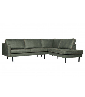 Canapé d'Angle Rodéo Droit Army Cuir RecycléWOOOD by De Eekhoorn 2
