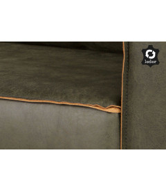 Canapé d'Angle Rodéo Droit Army Cuir RecycléWOOOD by De Eekhoorn Canapé d'Angle Rodéo Droit Army Cuir RecycléWOOOD by De Eekhoorn