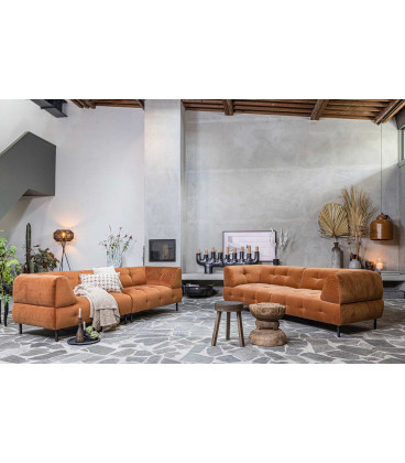 Canapé Lloyd 4 Places Velours cannelleWOOOD by De Eekhoorn