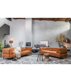 Canapé Lloyd 4 Places Velours cannelleWOOOD by De Eekhoorn Canapé Lloyd 4 Places Velours cannelleWOOOD by De Eekhoorn