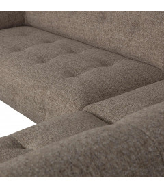 Canapé d'Angle Droit Lloyd tissé brun foncéWOOOD by De Eekhoorn Canapé d'Angle Droit Lloyd tissé brun foncéWOOOD by De Eekhoorn