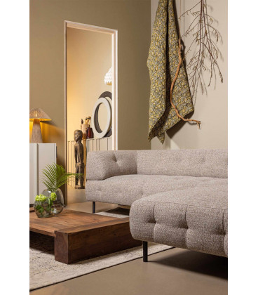 Canapé d'Angle Droit Lloyd tissé brunWOOOD by De Eekhoorn