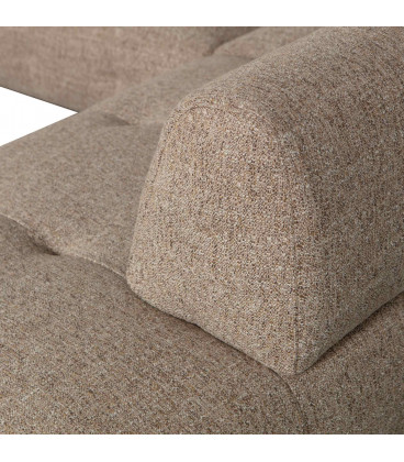 Canapé d'Angle Droit Lloyd tissé brunWOOOD by De Eekhoorn