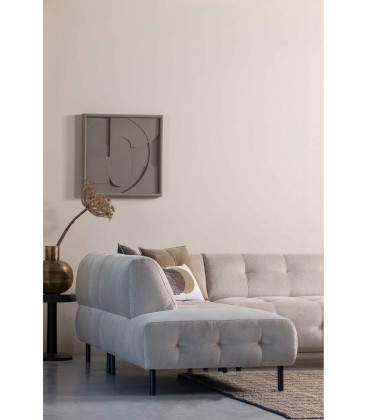 Canapé d'Angle Gauche Lloyd velours sablé sea saltWOOOD by De Eekhoorn