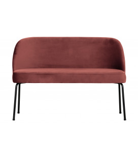 Banquette de Table 2 Places Vogue Velours Chestnut