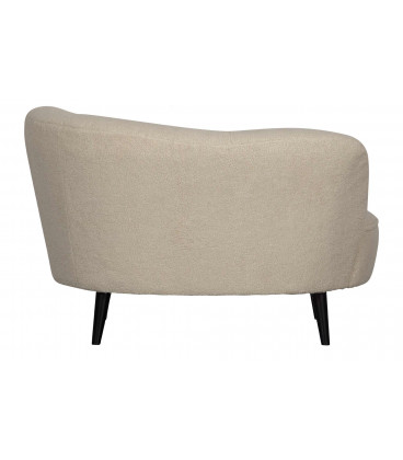 Petit Canapé Sara Lounge Droite Teddy Blanc CasséWOOOD by De Eekhoorn