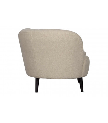 Petit Canapé Sara Lounge Gauche Teddy Blanc CasséWOOOD by De Eekhoorn