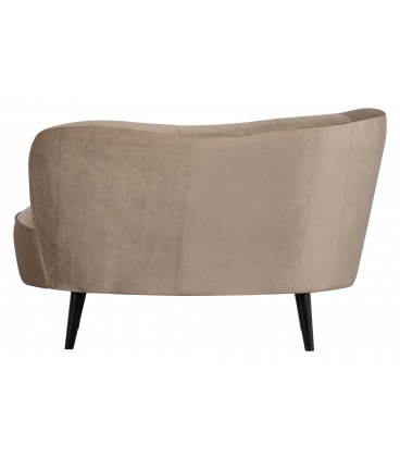 Petit Canapé Sara Lounge Gauche Velours KakiWOOOD by De Eekhoorn