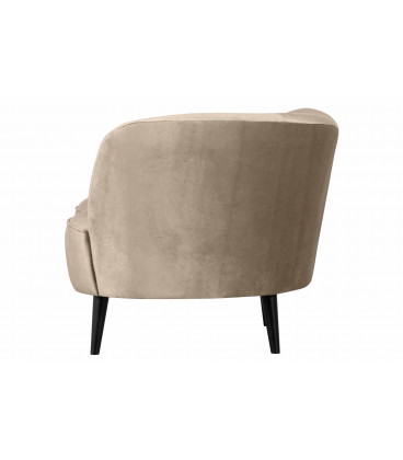 Petit Canapé Sara Lounge Gauche Velours KakiWOOOD by De Eekhoorn