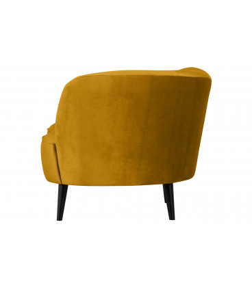 Petit Canapé Sara Lounge Droite Velours MoutardeWOOOD by De Eekhoorn