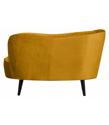 Petit Canapé Sara Lounge Gauche Velours MoutardeWOOOD by De Eekhoorn