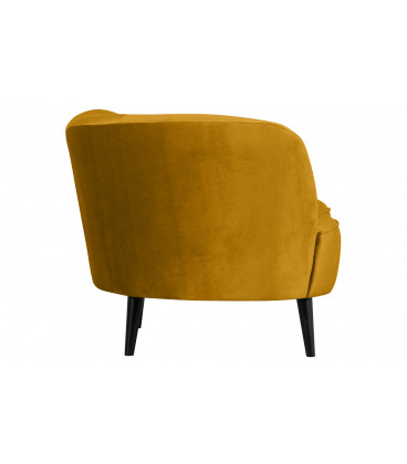 Petit Canapé Sara Lounge Gauche Velours MoutardeWOOOD by De Eekhoorn
