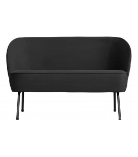Petit Canapé Vogue Velours Noir