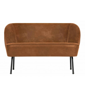 Petit Canapé Vogue Cuir Cognac