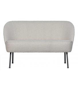 Petit Canapé Vogue Tissu bouclé naturel