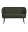 Petit Canapé Vogue Tissu tissé vert chaud