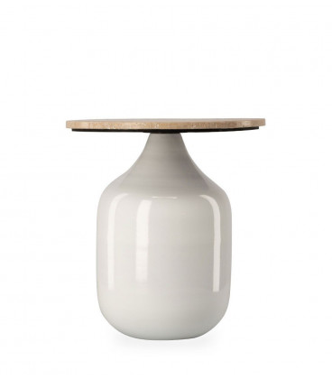 Bout de Canapé Madala Blanc