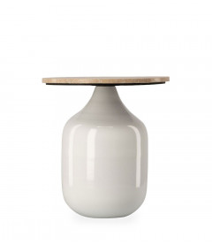 Bout de Canapé Madala Blanc