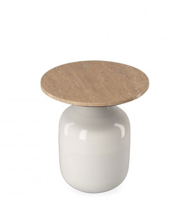 Bout de Canapé Madala Blanc