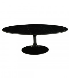 Table Basse Marbella Ovale Noire Table Basse Marbella Ovale Noire