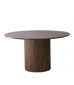 Table Repas Ham Brune D135cm
