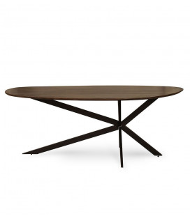 Table Repas Nina Brune 200x100cm 2