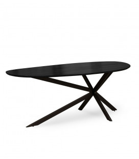 Table Repas Nina Noire 200x100cm