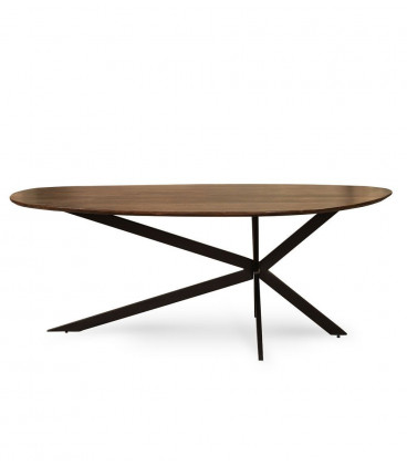 Table Repas Nina Noire 200x100cm